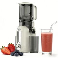 Extracteur de Jus Électrique à Pression à Froid de Qualité Supérieure pour Pommes, Carottes et Oranges – Meilleure Machine à Jus Lente pour Fruits