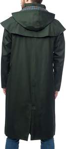 <span class=keywords><strong>Chubasquero</strong></span> impermeable para <span class=keywords><strong>hombre</strong></span>, poncho de lluvia reutilizable para excursionistas con capucha, Chaqueta larga múltiple, exterior urbano - Product Image 6