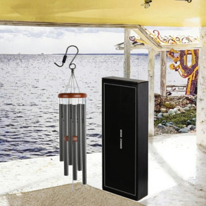 Carillon éolien en aluminium imperméable, ornement de jardin musical commémoratif, décoration, 33 pouces, entrepôt à l'étranger - Product Image 2
