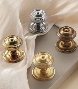 고급 황동 손잡이, 원형 주방 캐비닛 손잡이, 가구 서랍 손잡이, 특가 판매중 - Product Image 1