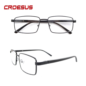 Lunettes de lecture pour hommes à prix abordable, montures métalliques ultra-légères, verres AC, confort toute la journée, idéales pour les longues sessions de lecture - Product Image 4