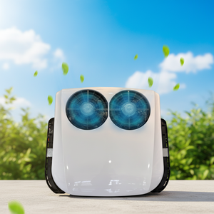 แอร์ติดหลังคารถยนต์แบบพัดลมคู่ 12V 24V แอร์จอดรถ - Product Image 1