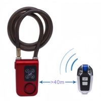 Antivol intelligent pour vélo avec alarme, télécommande Bluetooth, câble de verrouillage pour vélo et trottinette