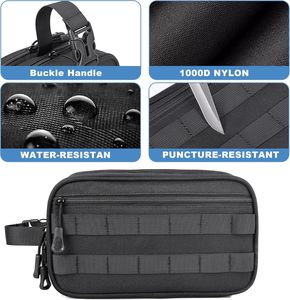Trousse de Toilette de Voyage Tactique Molle de Luxe Personnalisée pour Outils EDC et Kit de Rasage – Vente en Gros - Product Image 4