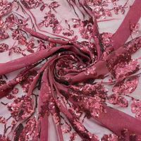 Robes de soirée formelles brodées pour mariage, en tissu maille multicolore, avec broderie florale en résine et sequins, pour femme