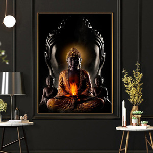 Arte religiosa antica induismo <span class=keywords><strong>dipinti</strong></span> su tela poster murali arte parete camera da letto soggiorno pittura decorativa moderna - Product Image 3