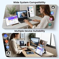 Écran d'extension pour ordinateur portable 15,6 pouces, 60 Hz, IPS, 1080p HD, double/triple moniteur externe, Plug & Play pour ordinateurs portables