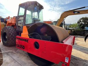 Rouleau de route avec tambour unique vibrant ca25d rouleau de pneu avec composants de base moteur pompe moteur utilisé DYNAPAC CA25D - Product Image 6