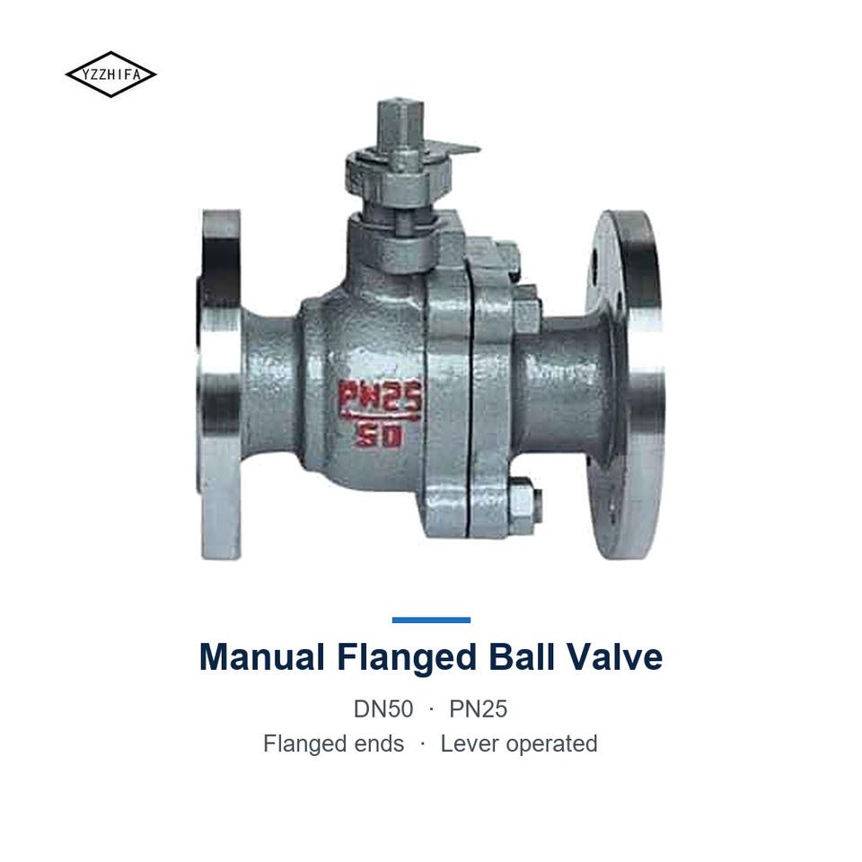Manual carbon steel ball valve, ISO5211 flange, suitable for high ...