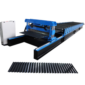 Sóng tấm mái Báo Chí Máy làm sóng vòng sóng tấm lợp máy làm mái tấm cuộn tạo thành máy - Product Image 3