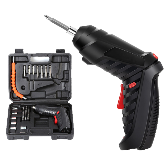 Classic 3.6V Mini Multifunction USB Cordless Electric Screwdriver 47pcs Rechargeable Furniture Installation Screw Power Drills