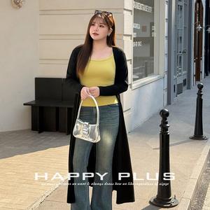 Camiseta de Talla Grande para Mujer Lucky Tea, Color Amarillo Mostaza, Cuello Cuadrado, Manga Corta, Color Sólido, Tejido Elástico, Corte Ajustado, para Uso Diario - Product Image 3