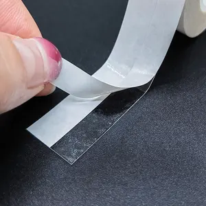 디스펜서 란제리 테이프가있는 투명 패브릭 양면 의류 테이프