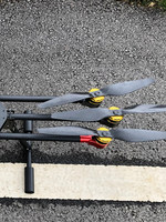 Hélices en fibre de carbone pour drones et modèles réduits d'avions - Lames droites sens horaire/anti-horaire Tailles 1555 1855 - Fabriqué en Chine continentale