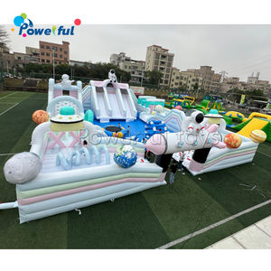 Parc d'attractions <span class=keywords><strong>gonflable</strong></span> à obstacles pour jeux de plein air et d'intérieur, en PVC, capacité de 500 kg, plus de 30 passagers, facile à utiliser - Product Image 3