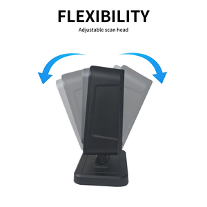 Escáner de Código de Barras de Escritorio T880 2D, Manos Libres, Automático, Omnidireccional, USB, con Cable, Lector de Códigos QR 1D, en Stock para Tiendas Minoristas - Product Image 4