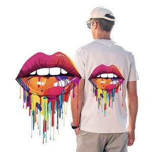 การพิมพ์รีดด้วยความร้อนบน DTF การถ่ายโอนความร้อนการออกแบบพลาสติซอลการถ่ายโอนความร้อนแบบกำหนดเองพร้อมที่จะกดเสื้อยืด - Product Image 1