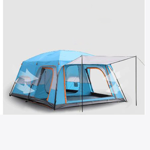 Carpa Familiar para 5-8 Personas, Fácil de Instalar, para las Cuatro Estaciones, con Porche, Doble Capa, Impermeable, con Postes de Hierro, Dos Dormitorios y Sala de Estar - Product Image 6