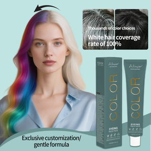 HANLI OEM Tinta per Capelli Permanente a Lunga Durata, Colorante <span class=keywords><strong>Naturale</strong></span> Personalizzato, Crema Colorante <span class=keywords><strong>Senza</strong></span> <span class=keywords><strong>Ammoniaca</strong></span> - Product Image 2