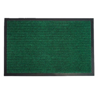 DONGWO Commercial Floor Mat Double Stripes Carpet PVC Non-Slip Hotel Staircase Office Corridor Carpet Grey Mat Runner Rug