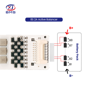บอร์ดปรับสมดุลแบบแอคทีฟ4S 5S 8S 16S 24S 2A อีควอไลเซอร์แบบแอกทีฟบาลานเซอร์ LFP NMC แบตเตอรี่ลิเธียมไอออน - Product Image 4