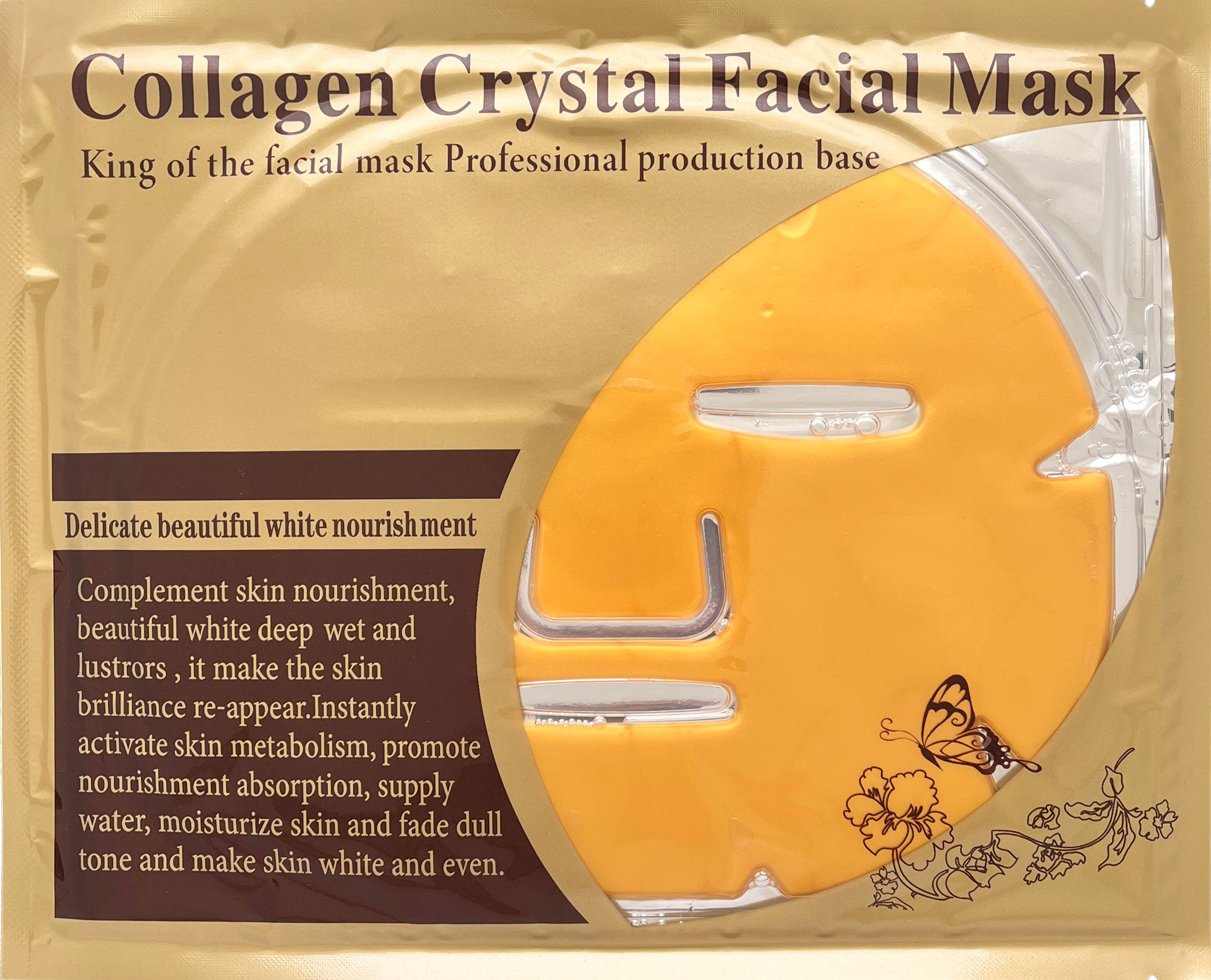 Gold Mask in Butterfly Bag