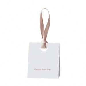 KM Custom <b>Pink</b> Kraft <b>Paper</b> Shopping <b>Bag</b> Recyclable Eco-Friendly with Ribbon Handle Reasonable Price for Retail Personalised Use - Product Image 2
