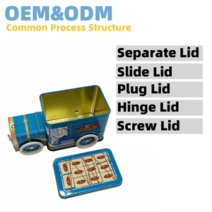 Özel Tasarım Teneke Şeker Kutusu, Yüksek Kaliteli Kamyon Araba Şeklinde Teneke Kutu, Toptan Metal Kap, Şeker Saklama ve Hediye Paketleme İçin - Product Image 4