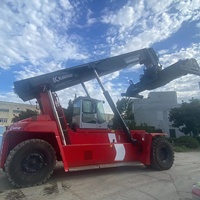 Gerbeur conteneur Kalmar 45 tonnes Fantuzzi DRD DRF450 chariot élévateur lourd vide en bon état d'occasion