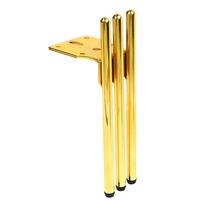 Pieds de meubles modernes robustes en fer doré et pieds de rechange pour armoire, canapé, commode, meuble TV, canapé - Vis de montage DIY inclus pour salle à manger