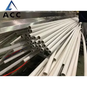 Jalur Produksi Pipa Ganda PVC/Jalur Ekstrusi Pipa Ganda/Mesin Pembuat Pipa Ganda PVC