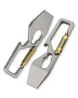 TGZUO Premium Titanium EDC Pry Bar Multi-outil avec décapsuleur, tournevis hexagonal et porte-clés
