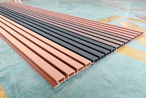 Sonsill phân vùng ngoài trời bảng tường ốp rãnh trang trí bên ngoài WPC <span class=keywords><strong>Panel</strong></span> tường - Product Image 3