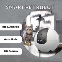Jouet robot IA connecté pour animaux de compagnie, intelligent et automatique, avec laser pour chien et chat, caméra HD, en plastique, style classique et simple, vente en gros