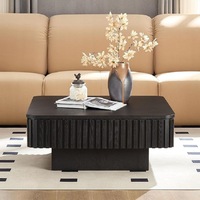 Table basse moderne relevable en gros avec compartiment de rangement dissimulé et armoire de sol réglable pour petit appartement