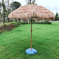 Outdoor Parasol, Raffia Beach Umbrella