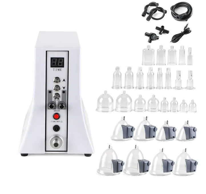 Aspiration sous vide de massage d'amélioration des seins Offre Spéciale avec 29 tasses machine de levage des fesses à usage domestique