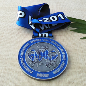 Prix personnalisé sport médailles et trophées avec <span class=keywords><strong>ruban</strong></span> - Product Image 1