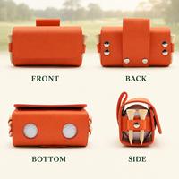 Pochette à balles de golf en cuir PU gravée avec logo personnalisé, sac de rangement portable pour tees de golf, mini porte-balles de golf, cadeau pour golfeurs