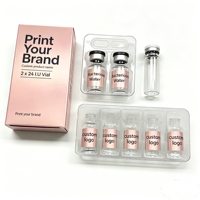 Autocollants personnalisés pour petits flacons, étiquettes pour flacons en verre de 3 ml et 10 ml pour emballage cosmétique en plateau plastique