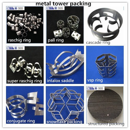 IMTP Intalox Metal Tower Packing 25, 38, 50, 76mm Unavailable ISO9001:2008 Provided CN;JIN NKCHEM Ordinary Product 1M3