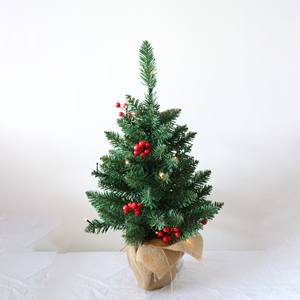 Chất lượng cao thân thiện với môi PVC + PE nhân tạo bán buôn nhà Tabletop trang trí cây giáng sinh - Product Image 5