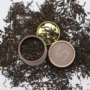 Recipiente para Almacenar Café y Té de Grado Alimenticio, Caja de Tubo de Papel Repujado con Tapa Metálica Resistente - Product Image 1