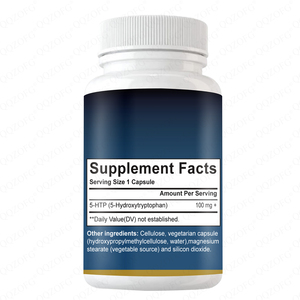 Capsule 5-HTP à bas prix pour soutenir la synthèse de la sérotonine, favoriser une humeur équilibrée, une pensée positive et un sommeil sain pour les hommes et les femmes - Product Image 2