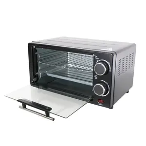 Roestvrijstalen Multifunctionele Elektrische Oven 640W Broodoven Mini 10 In 1 Broodrooster Ovens Aanrecht Elektrische Pizza O