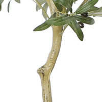 Arbre d'olivier artificiel de haute qualité, plantes décoratives, tronc en bois pour salon