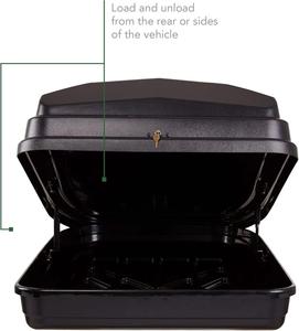 Customized <strong>Black</strong> Rear-Opening Waterproof ABS Roof-Mounted Four-Wheel Cargo Box Spinner Caster Soft Handle Lock Premium <strong>Suitcases</strong> - Product Image 6