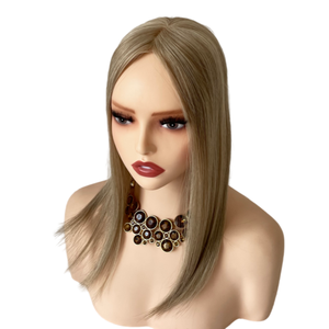 5*5 Mono Top Topper Human Hair Hand-tied Base <b>Toupee</b> for Women Hair Loss - Product Image 4