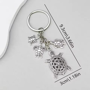 Portachiavi con Tartaruga Marina per Uomo, Decorazione per Auto e Borse, Accessorio Perfetto per Regali e Uso Quotidiano - Product Image 4