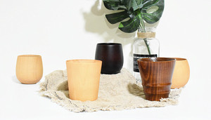Wholesale 250ml Wooden Teacups Coffee <strong>Mug</strong> Wine <strong>Mug</strong> for Drinking Tea Coffee Wine <strong>Bee</strong> Natural Solid Wood <strong>Mug</strong> Wooden Cup - Product Image 5